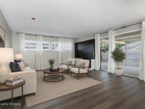 Living Room-After Virtual Staging